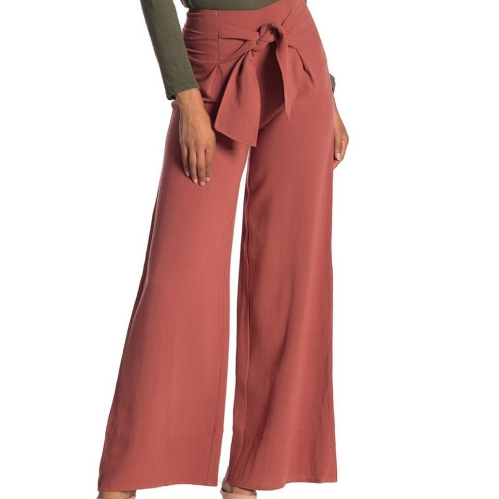 Sexy Linen Feel Wide Legged Pants